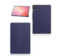 Coque de protection rigide pour Samsung Galaxy Tab S11 Ultra 14,6" - Support yystao fin avec triple pliage - Coque de protection rigide compatible avec Samsung S11 Ultra - Bleu