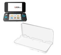 Coque de protection rigide transparente pour Nintendo 2DS XL/LL, coque en polycarbonate antichoc avec découpes précises, boîtier léger et résistant aux rayures pour accessoires de console