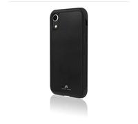 Coque de protection Robust Real Leather pour iPhone Xr d'Apple, Noir