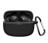 Coque de Protection Silicone pour Écouteurs JBL Wave 200TWS / Vibe 200TWS / Vibe Beam/Wave Beam 2 | Protecteur Antichoc Résistant aux Rayures avec Porte-clés