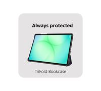 Coque de protection Slimline TriFold pour Samsung Galaxy Tab A11, bleu