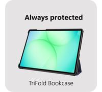 Coque de protection Slimline TriFold pour Samsung Galaxy Tab A11, bleu