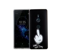 Coque De Protection Sony Xperia XZ2 Avec Doigt D'Honneur Bumper Étuis Cadre Neuf