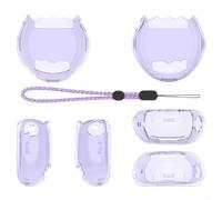 Coque de protection souple avec cordon pour Tamagotchi Paradise, appareil électronique pour animaux domestiques (violet)