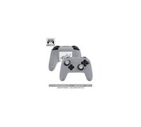 Coque de protection souple en silicone pour manette PS5 NS Pro Grise Motif patte de chat