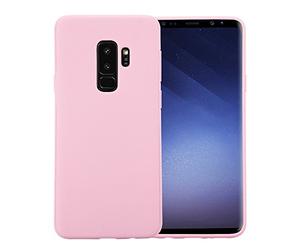 Coque de protection souple en silicone pour Samsung Galaxy S9 Plus SM-G965 6,2" Rose