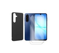Coque de protection souple Noir pour Samsung Galaxy A17 5G SM-A176B 6.7" / Samsung Galaxy A17 4G SM-A175F 6.7" et 2 films de protection ecran, verres