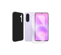 Coque de protection souple Noir pour Samsung Galaxy A57 5G SM-A576B 6.7" et film de protection ecran, verre trempé - -