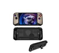 Coque de protection souple pour MSI Claw 8 AI+ Gaming Handheld 8", avec support, résistante aux chocs et aux chutes, noir