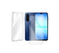 Coque de protection souple transparente pour Samsung Galaxy A17 5G SM-A176B 6.7" / Samsung Galaxy A17 4G SM-A175F 6.7" et 2 films de protection