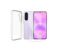 Coque de protection souple transparente pour Samsung Galaxy A57 5G SM-A576B 6.7" et film de protection ecran, verre trempé - -