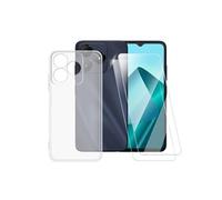 Coque de protection souple transparente pour Wiko T20 taille 6,56 et 2 films de protection ecran, verres trempés - -