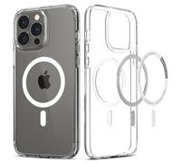 Spigen Ultra Hybrid Magfit Coque pour iPhone 13 Pro MagSafe [Anti-Jaunissement] - Blanc