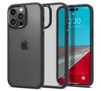 Coque et étui téléphone mobile SPIGEN Ultra Hybrid - Coque de protection pour téléphone portable - mat - polycarbonate, polyuréthanne thermoplastique (TPU) - noir givré - pour Apple