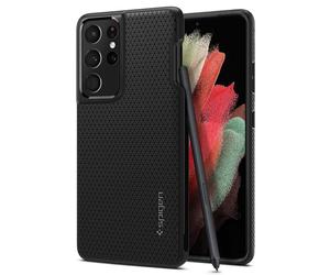 Coque de protection Spigen Liquid Ai pour Samsung Galaxy S21 Ultra 5G TPU, Noir