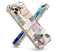 Coque de protection tendance en TPU souple avec versets de la Bible pour iPhone 12 Pro Max, motif de collage avec citations de Jésus chrétiens, compatible avec iPhone 12 Pro Max