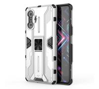 Coque De Protection Tpu Pour Xiaomi Redmi K40 Gaming Avec Support, Argent