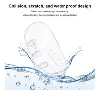 Coque de protection transparente 10 en 1 pour manette de réalité virtuelle Meta Quest 3 (noire)