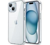 Coque de protection transparente en silicone pour iPhone 15, ultra fine, en TPU souple, flexible, Crystal Clear (HD transparent)