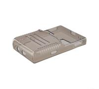 Coque de protection transparente en TPU pour console de jeu portable ANBERNIC RG40XXV offrant une défense légère (transparent foncé)