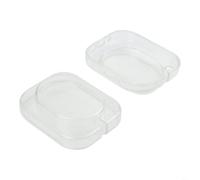 Coque de protection transparente en TPU pour écouteurs Nothing Ear 1, résistante aux rayures, à la poussière et aux chocs, nuances orange gris clair, pour coque fine (transparent)