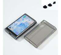 Coque de protection transparente en TPU souple pour SHANLING M6 Ultra Music First Skin,Full Cover - Type M6U Black and Plug
