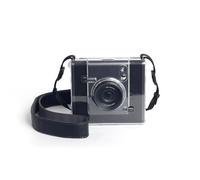 Coque de protection transparente pour Instax Wide EVO, matériau PC anti-chocs, étui de protection portable transparent avec cordon, claire, Coque de protection transparente pour Instax Wide EVO