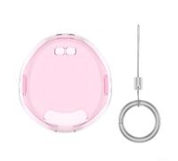 Coque de protection transparente pour Tamagotchi pour uni, coque rigide en polycarbonate transparent, protection complète pour la sécurité de l'appareil, installation facile (rose)