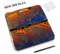 Coque de protection transparente souple pour New 3DS XL LL, housse de protection transparente pour New 3DSLL XL avec stylet, accessoires de jeu DST006