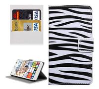 Coque De Protection Wallet Pour Microsoft Lumia 850 Rayures Zebra Neuf