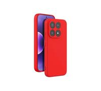 Avizar Coque pour Xiaomi 17 Soft-Touch en Silicone Série Fast Cover Rouge