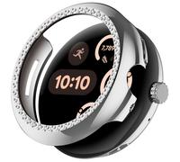Coque de protection XiHAMA Glitter Bumper compatible avec Google Pixel Watch4 (41 mm/45 mm) - Strass étincelants