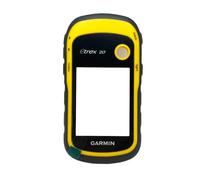 Coque de rechange compatible avec Garmin eTrex 30/30x/20/20X/10/10X Series - Coque avant avec boutons en verre - Housse de rechange (jaune, eTrex 20)
