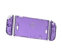 Coque de rechange compatible avec Switch 2, coque de protection transparente avec coque rigide anti-chute et anti-choc, boîtier intégral compatible avec la console Switch2 (violet)