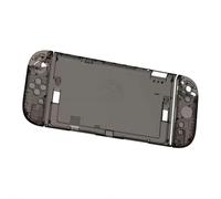 Coque de rechange compatible avec Switch 2, coque de protection transparente avec coque rigide anti-chute et anti-choc, boîtier intégral compatible avec la console Switch2 (noir)