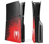 Coque de rechange en ABS de qualité supérieure pour PS5, housse de protection mince, plaque frontale dure adaptée à Playstation 5, version Slim Spider, accessoires Slim Digital Skin