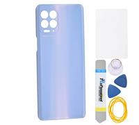 Coque de rechange en plastique irisé pour Motorola Moto G100 Edge S avec kit d'outils d'installation (français non garanti)