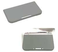 Coque de rechange pour 3DS XL - Colorée - Ensemble complet de pièces de réparation avec boutons et tournevis (gris)
