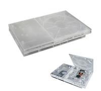 Coque de rechange pour consoles PS2 Série 9XXXX/7XXXX Coque de protection transparente pour PlayStation2 Slim 9XXXX 7XXXX Série Retro Accessoire de console de jeux vidéo (7XXXX Blanc transparent)