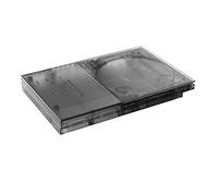 Coque de rechange pour consoles PS2 Série 9XXXX/7XXXX Coque de protection transparente pour PlayStation2 Slim 9XXXX 7XXXX Série Retro Accessoire de console de jeux vidéo (9XXXX Noir transparent)