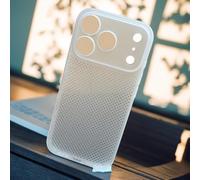 Coque de refroidissement ultra-mince pour iPhone 17, 16, 15, 14, 13, 12, 11 Pro Max, 17 Air, 16e, 15 Plus. Ouverture pour la dissipation de la chaleur, protection intégrale de l'appareil photo, coqu
