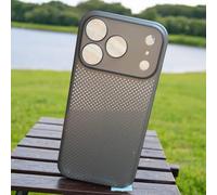 Coque de refroidissement ultra-mince pour iPhone 17, 16, 15, 14, 13, 12, 11 Pro Max, 17 Air, 16e, 15 Plus. Ouverture pour la dissipation de la chaleur et protection intégrale de l'appareil photo. Co