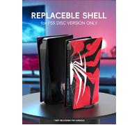 Coque de Remplacement HOUSSE - ETUI - COQUE - FACADE pour PS5 PlayStation 5 - Version Disque - Design Spider