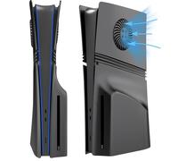 Coque de Remplacement pour Console PS5 Pro (Version Disque) - Plastique ABS, Aération Intégrée, Finition Noire Mate