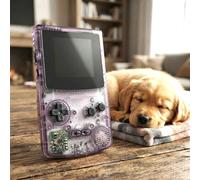 Coque de remplacement rétro pour console Game Boy Color GBC avec écran et boutons Clear dark blue