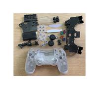 Coque de remplacement transparente blanche pour manette de jeu sans fil PS4 Slim 4.0 JDM-040