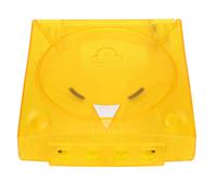 Coque de remplacement transparente rétro pour Sega Dreamcast DC, boîtier de protection en plastique translucide absorbant les chocs, facile à