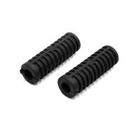 sourcing map 2Pcs Repose-Pied antidérapant Caoutchouc Pédale Couvercle Noir Peg Coque Moto