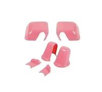 Coque De Rétroviseur ABS Pour Voiture, Couverture Décoration Base Pour Jeep Pour Wrangler JK 2007 - 2017, Accessoires Extérieurs accessoire de décoration intérieure(Pink)