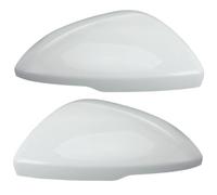 Coque de rétroviseur Capuchon De Rétroviseur Latéral Pour Opel Pour Astra K Pour Insignia B 2015-2021, Accessoires De Rétroviseur(White LEFT AND RIGHT)